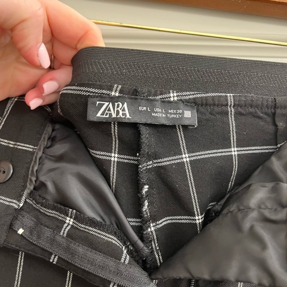 ZARA black and white trousers - Picture 2 of 3